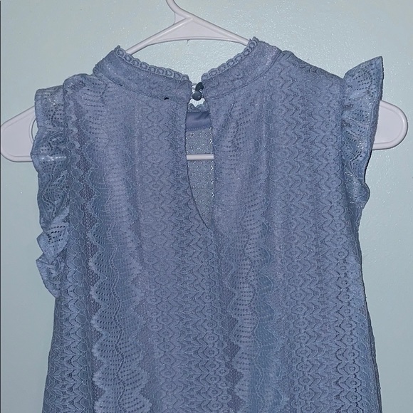 Blue ruffle dress 💙 - Picture 2 of 4